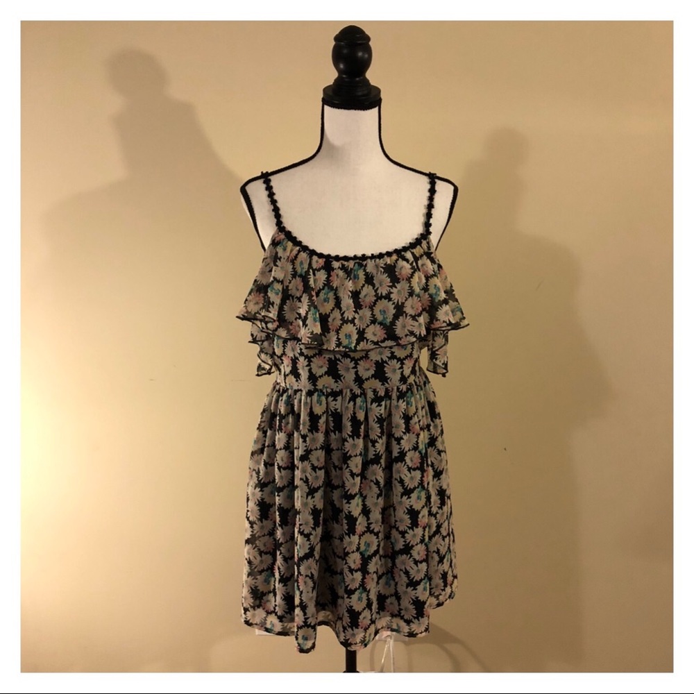 BAND OF GYPSIES | Floral Print Dress | Size Large